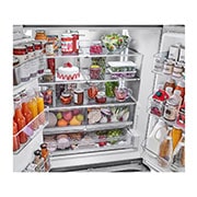 LG 26 cu. ft. Counter-Depth MAX<sup>™ </sup>French Door Refrigerator with Four Types of Ice, LRYXC2606S