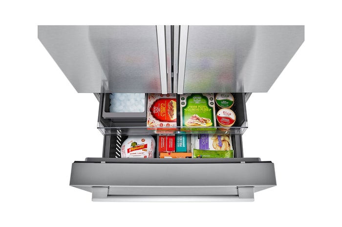 Freezer Interior filled view