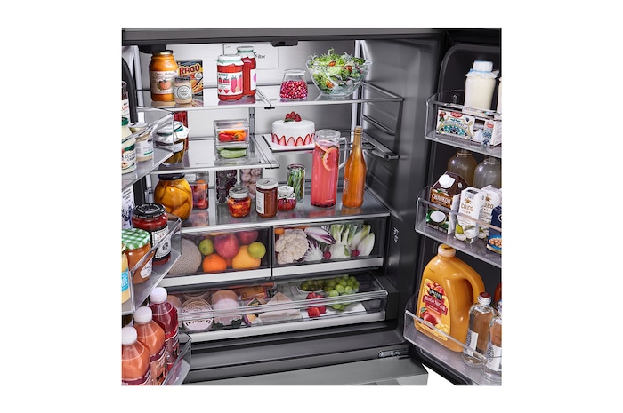 Shelving System filled view 