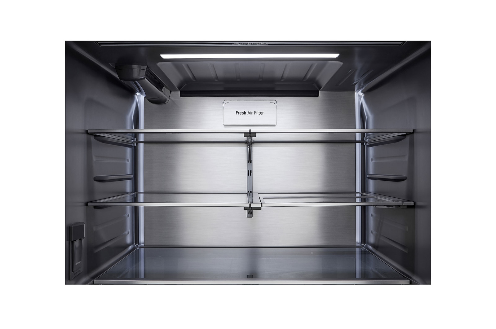 LG Studio 27 cu. ft. French 3-Door Counter-Depth MAX™ Refrigerator with Internal Water Dispenser, SRFB27W3