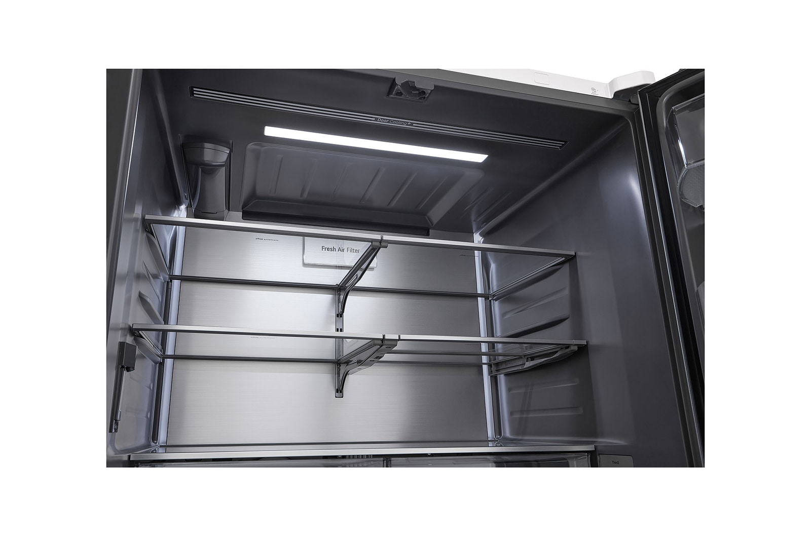 LG Studio 27 cu. ft. French 3-Door Counter-Depth MAX™ Refrigerator with Internal Water Dispenser, SRFB27W3