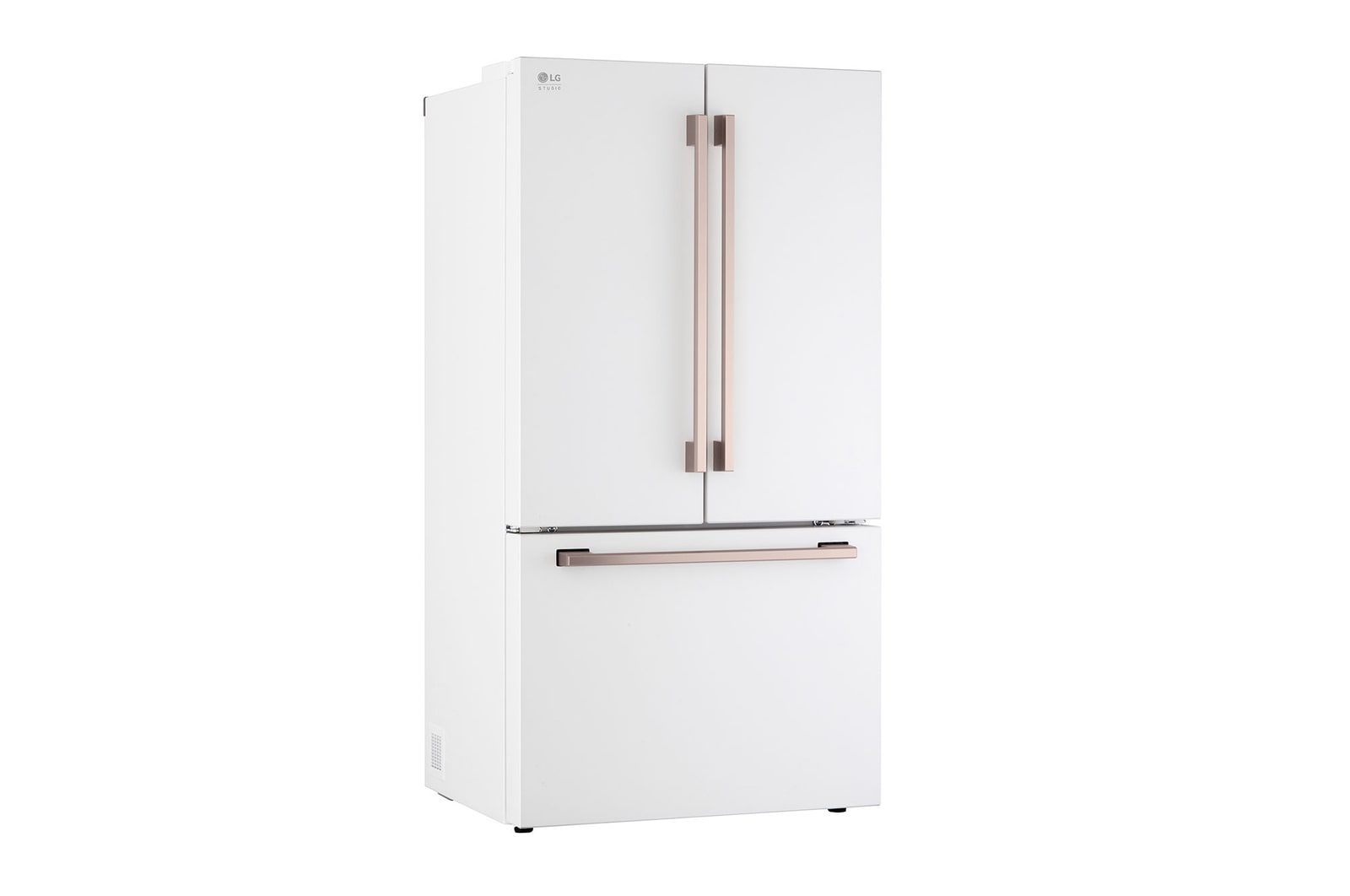 LG Studio 27 cu. ft. French 3-Door Counter-Depth MAX™ Refrigerator with Internal Water Dispenser, SRFB27W3