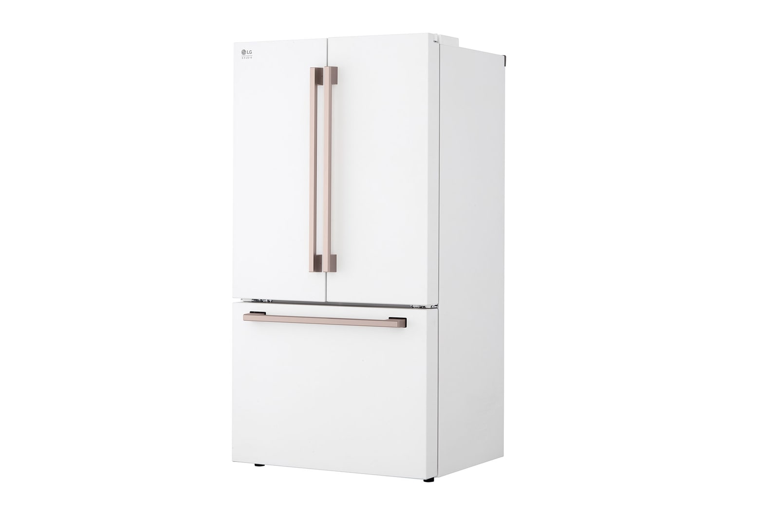 LG Studio 27 cu. ft. French 3-Door Counter-Depth MAX™ Refrigerator with Internal Water Dispenser, SRFB27W3