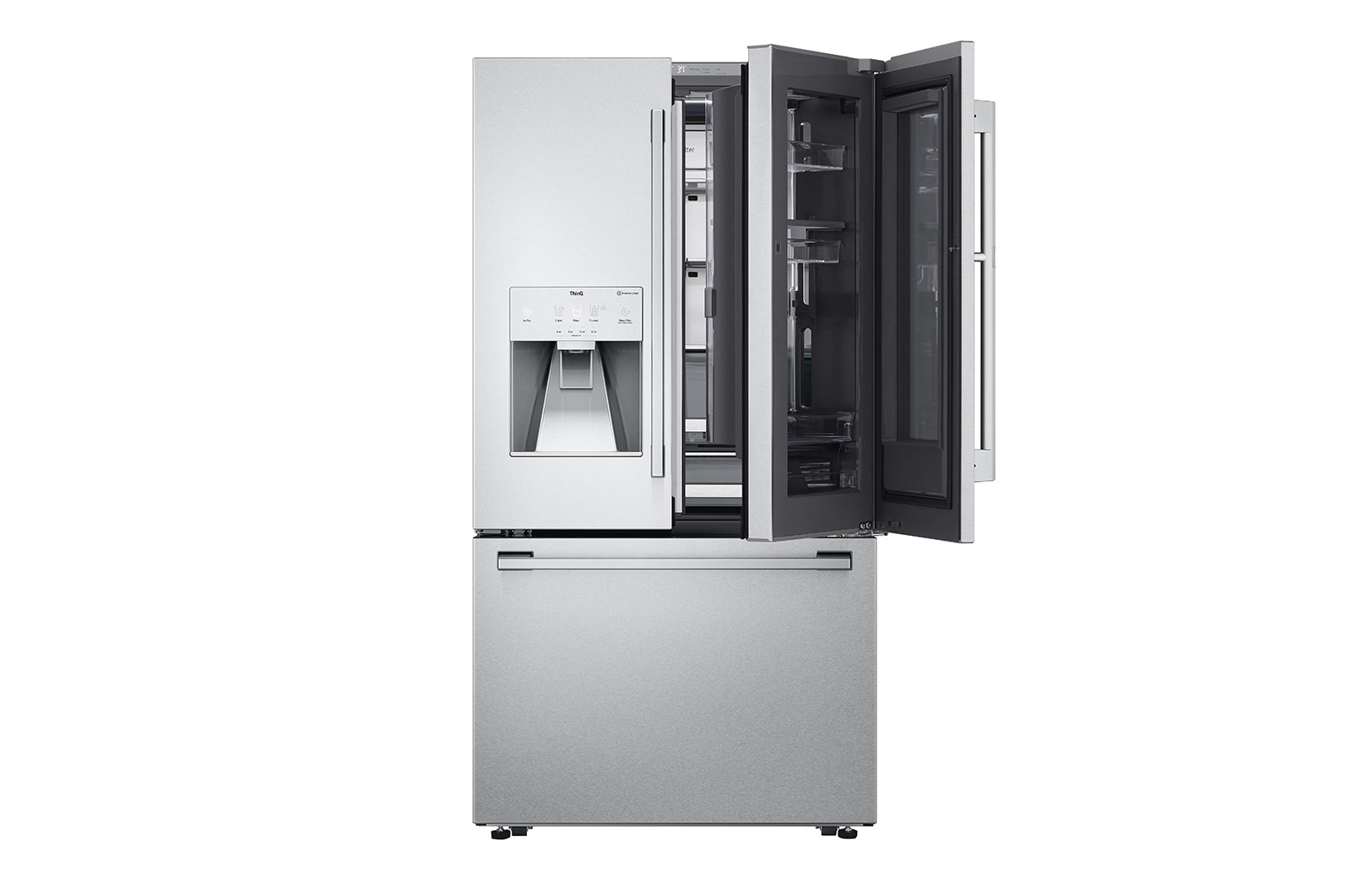 LG STUDIO 24 cu. ft. Smart InstaView® Door-in-Door® Large Capacity Counter-Depth Refrigerator with Craft Ice™ Maker, SRFVC2416S
