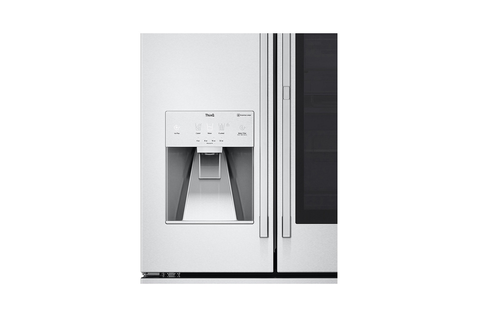 LG STUDIO 24 cu. ft. Smart InstaView® Door-in-Door® Large Capacity Counter-Depth Refrigerator with Craft Ice™ Maker, SRFVC2416S