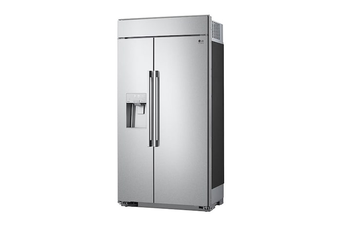 LG 42" 26 cu.ft. LG STUDIO Built-In Side by Side Refrigerator | Ice & Water Dispenser | Flush Design, SRSXB2622S