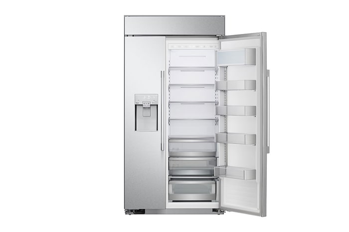 LG 42" 26 cu.ft. LG STUDIO Built-In Side by Side Refrigerator | Ice & Water Dispenser | Flush Design, SRSXB2622S