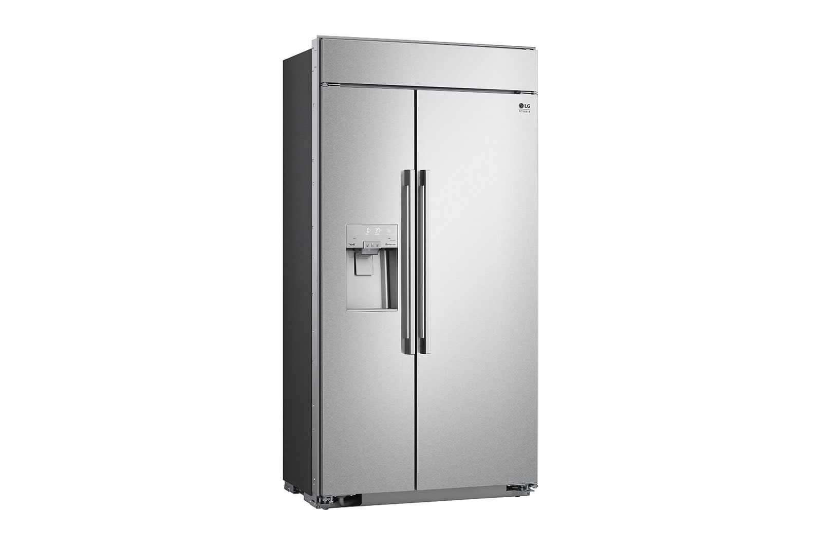 LG STUDIO 26 cu. ft. Smart Side-by-Side Built-In Refrigerator with Ice & Water, SRSXB2622S