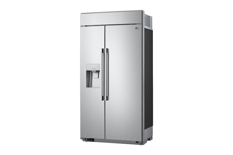 LG 42" 26 cu.ft. LG STUDIO Built-In Side by Side Refrigerator | Ice & Water Dispenser | Flush Design, SRSXB2622S