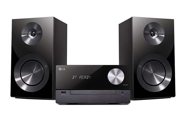 Front view of Micro Hi-Fi Audio System 100W CM2460