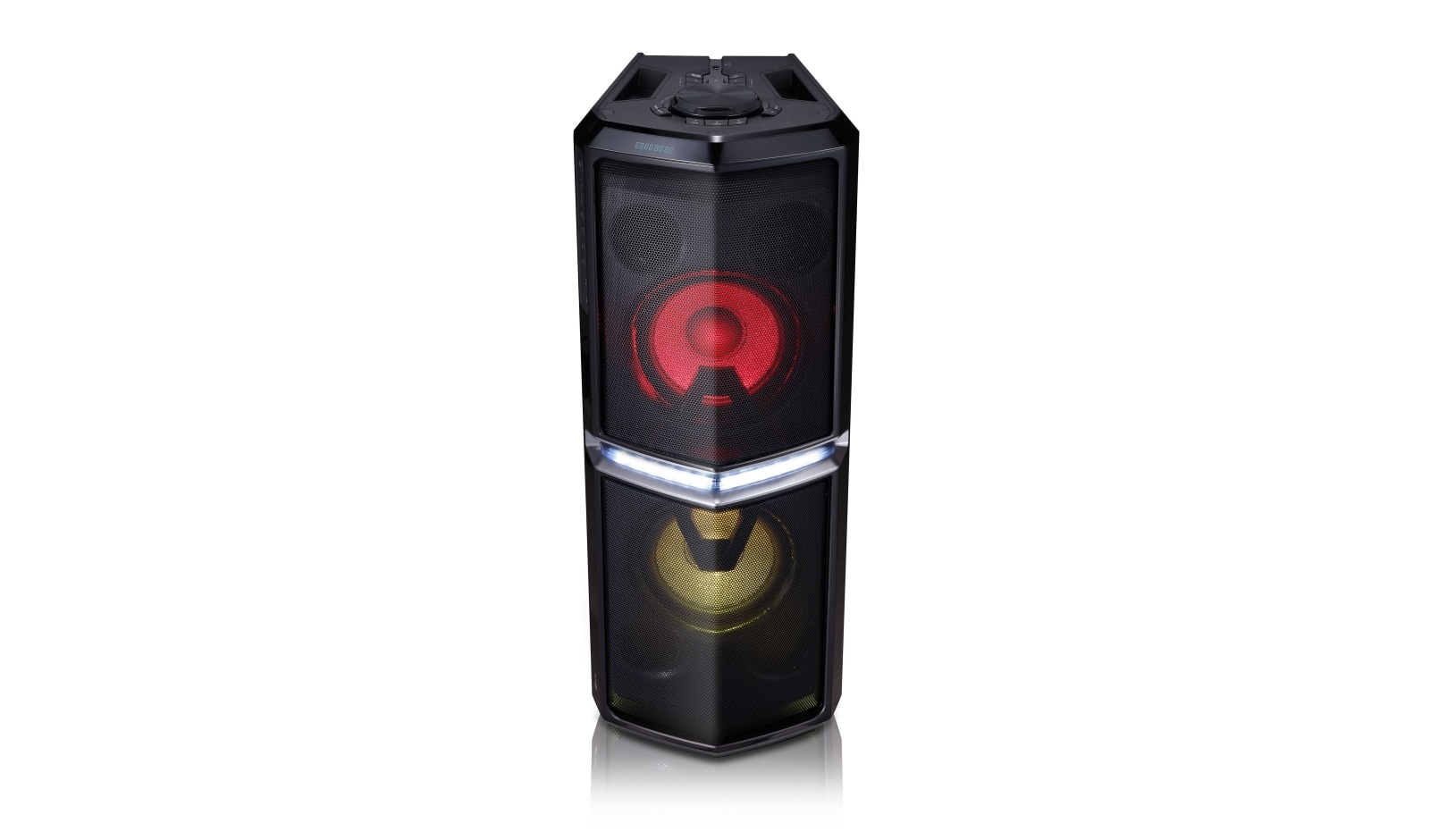 Front view of LG XBOOM FH6 600W Speaker System with Bluetooth Connectivity FH6