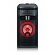 Front view of LG XBOOM OK55 500W Entertainment System w/ Karaoke &amp; DJ Effects  OK55