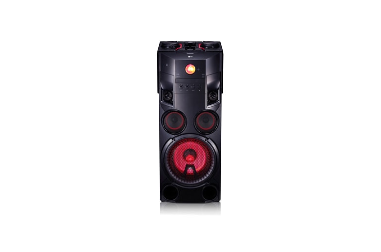 Front view of 1000W Hi-Fi Entertainment System with Karaoke Functionality OM7560