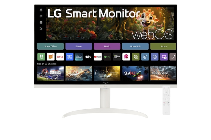 front view with remote control