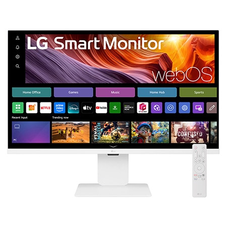 LG 31.5” 4K UHD IPS Smart Monitor with webOS 32U830SA-W | LG CA_EN