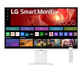 Front view of LG Smart Monitor 36.5 Inch 4K UHD IPS for Streaming 37U730SA with webOS 37U730SA-W