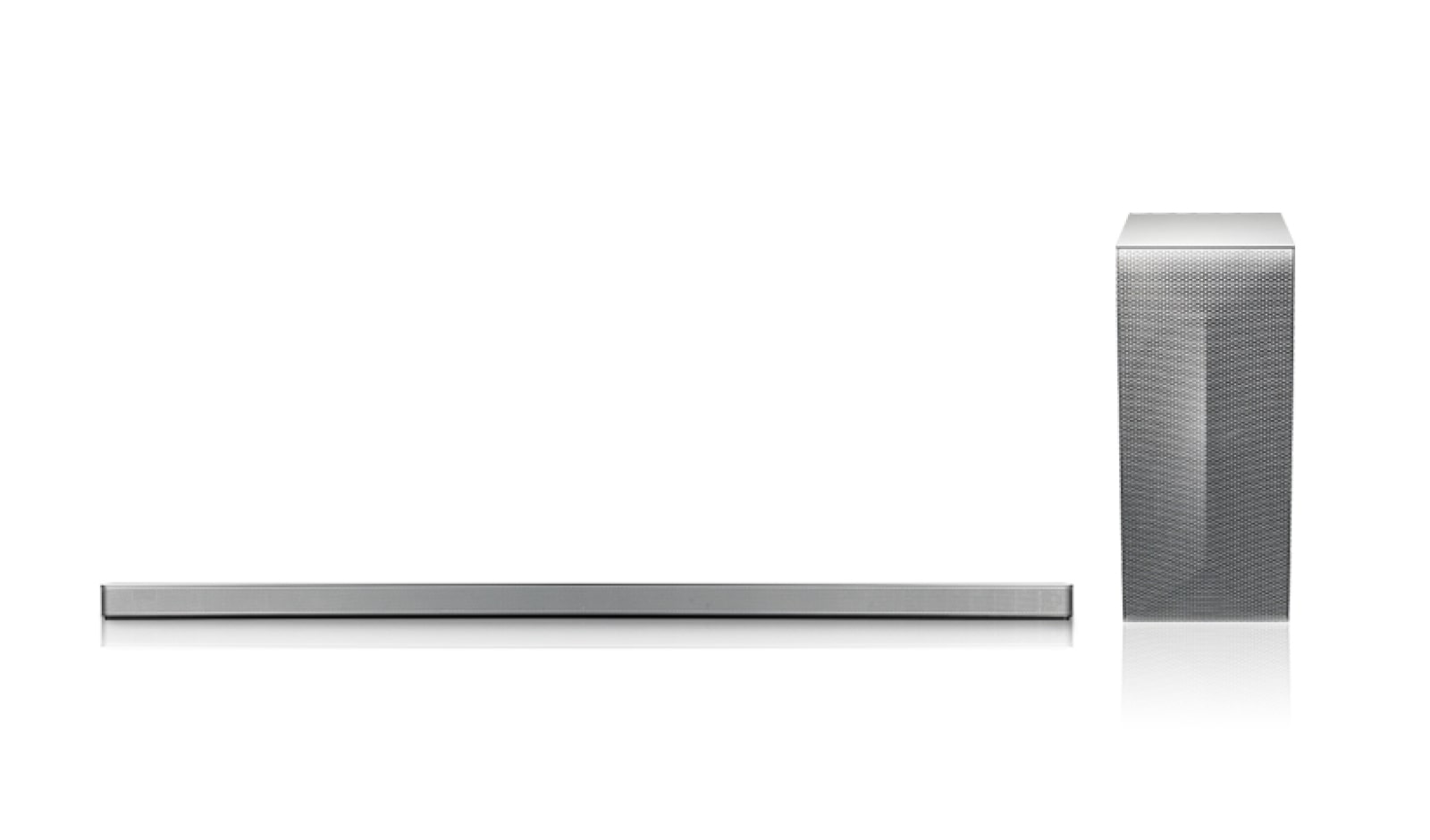 Front view of 360W Curved Wireless Sound Bar LAS855M