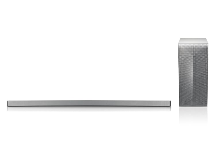 Front view of 360W Curved Wireless Sound Bar LAS855M