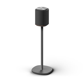 side view with stand