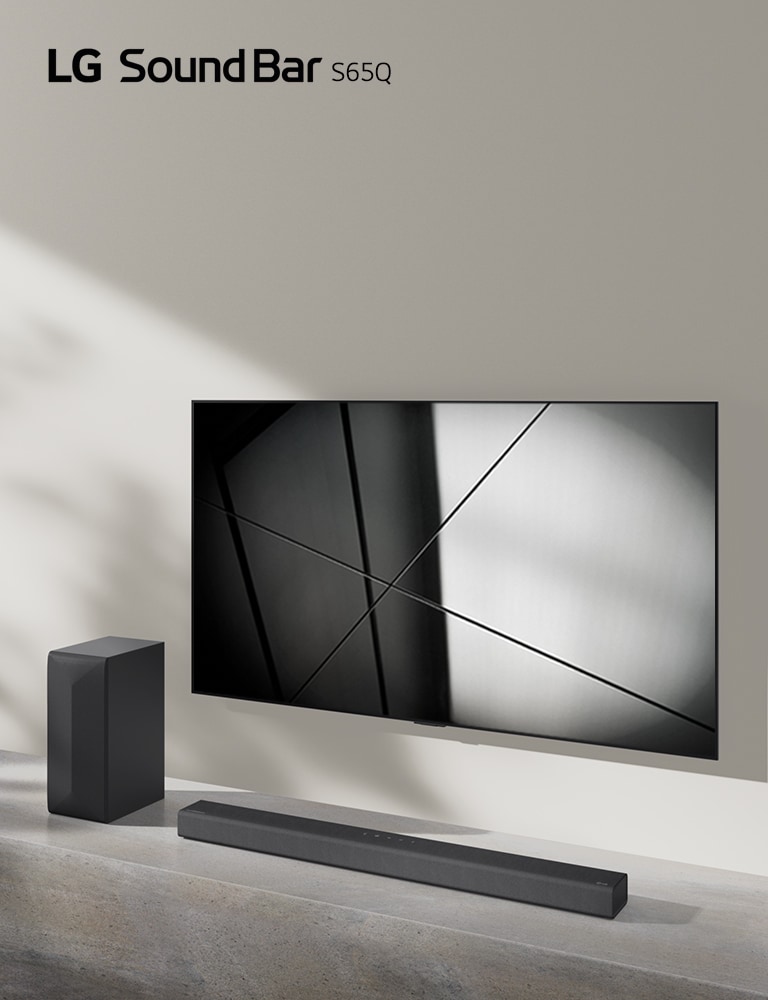 LG S65Q 3.1 ch High Res Audio soundbar with DTS Virtual X S65Q