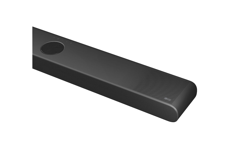 45 degree diagonal view of the sounbar with the right side forward