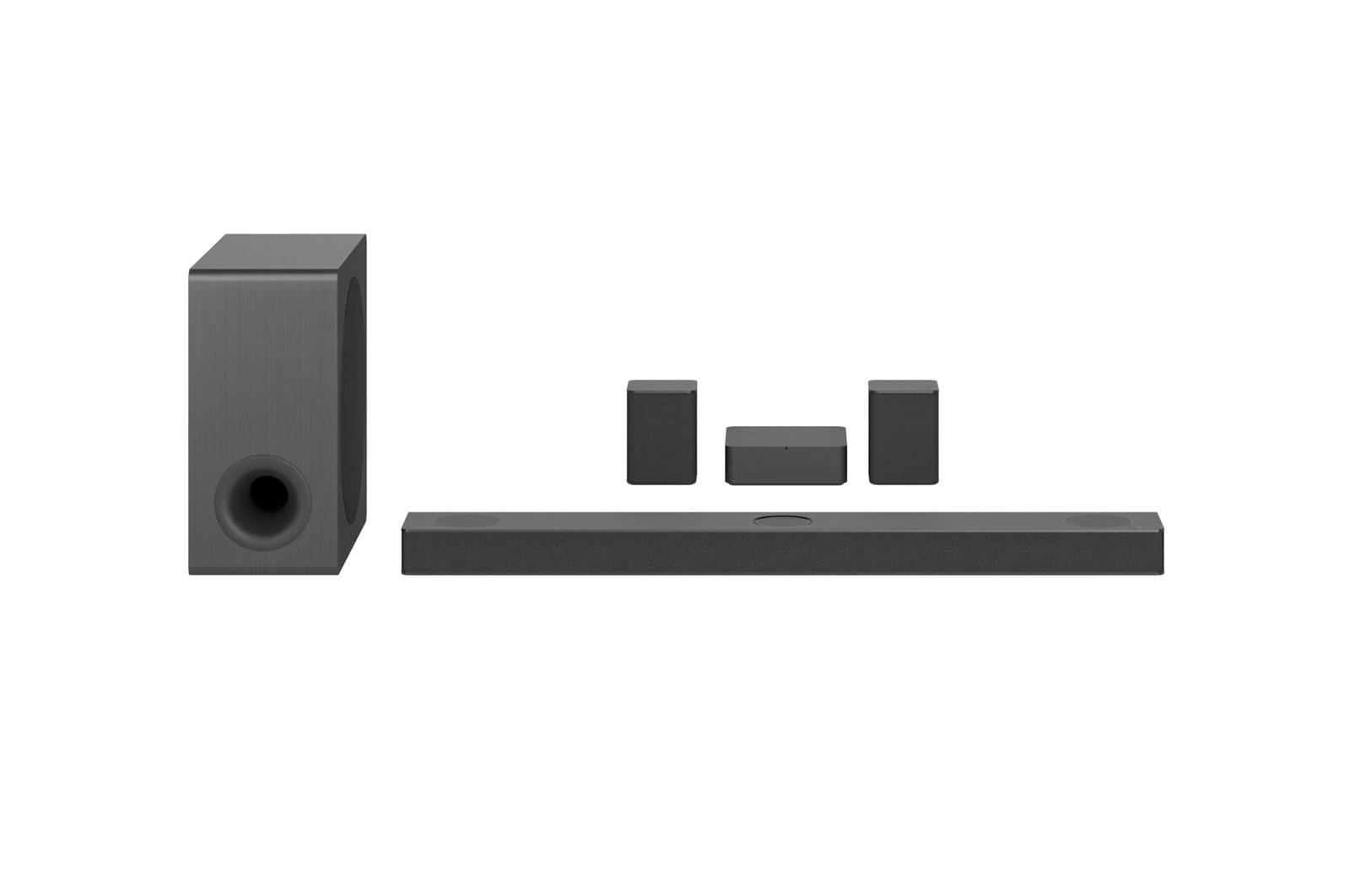 LG S80QR 5.1.3 ch High Res Audio soundbar with Dolby Atmos and Surround Speakers, S80QR