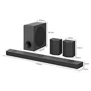 LG S95QR 9.1.5 ch High Res Audio Sound Bar with Dolby Atmos and