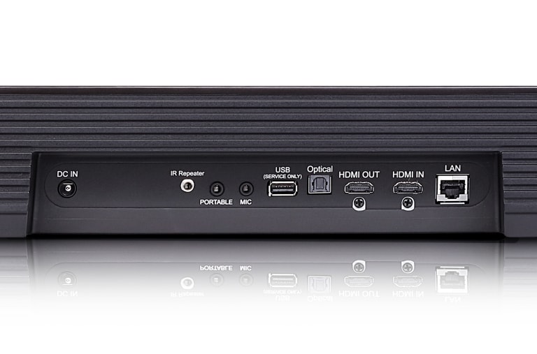 LG 150W Music Flow Advanced Wireless Sound Bar with Dual Bass Ports, SH6