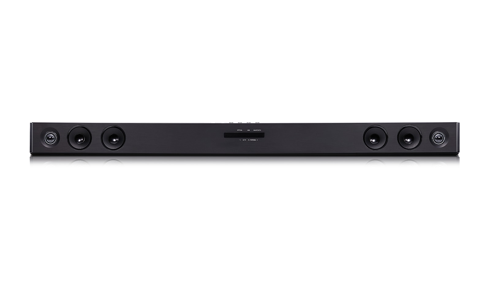 Front view of LG Sound Bar with Wireless Subwoofer SJ3