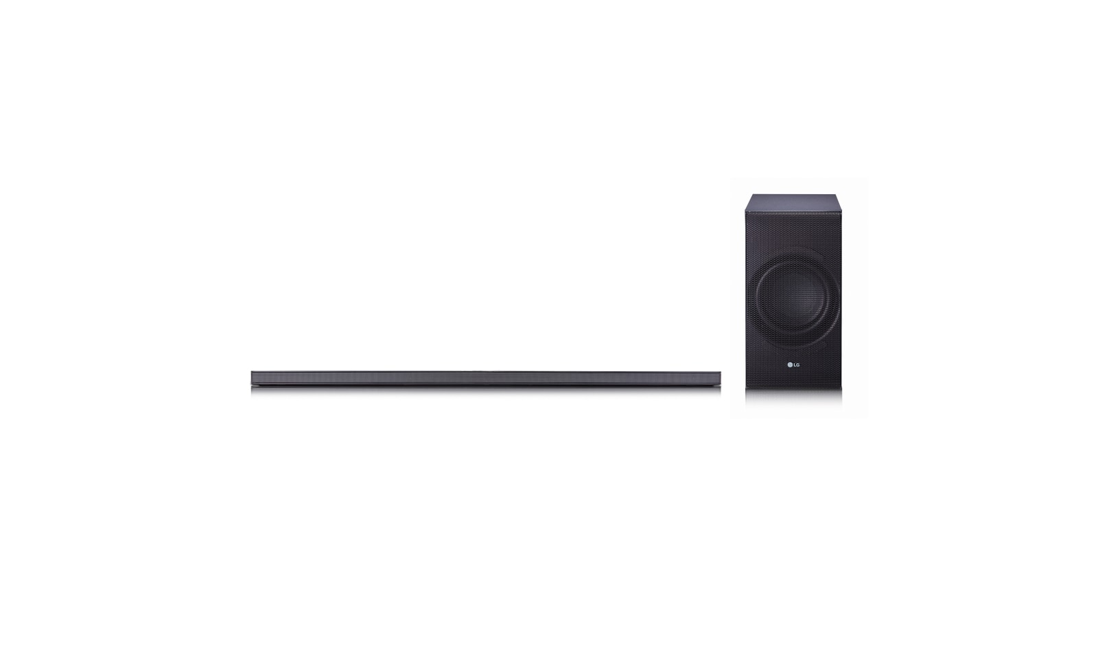 Front view of LG Ultra Slim Sound Bar SJ8