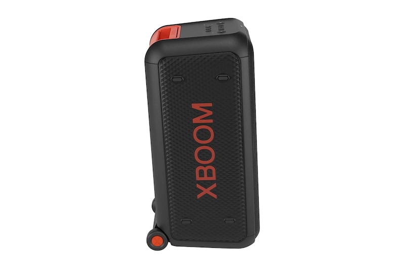Front view of right side. XBOOM logo is attached.