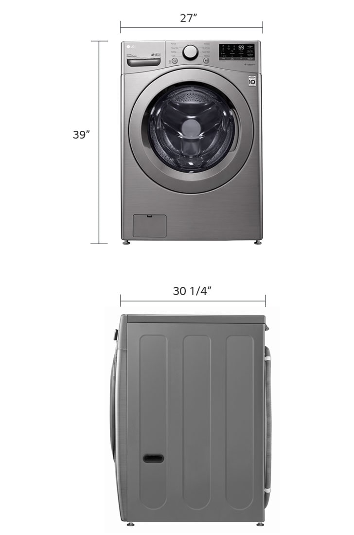 5.2 cu. ft. Ultra Large Front Load Washer WM3400CV LG CA