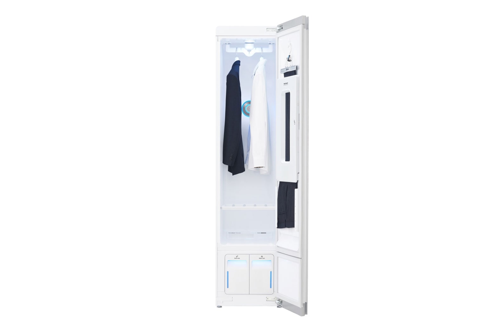 LG Styler - Refresh and sanitize garments in minutes with smart Wi-Fi enabled steam clothing care system, S3RFBN