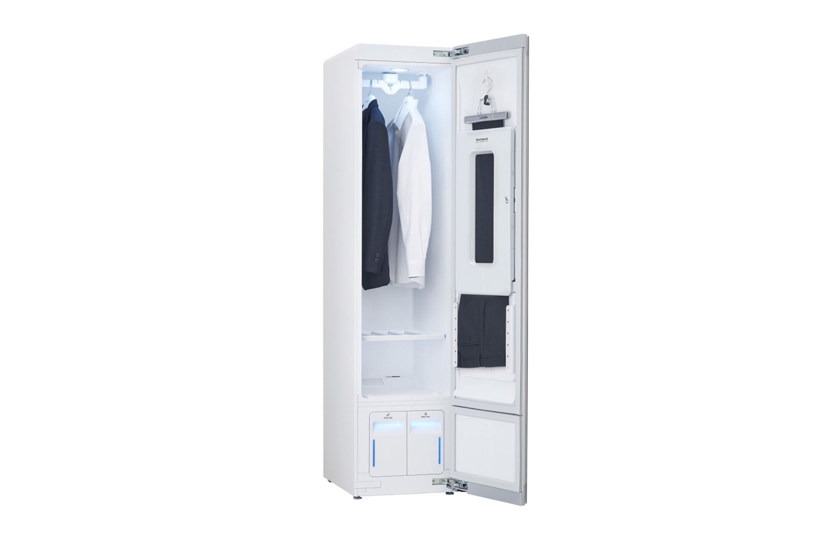 LG Styler - Refresh and sanitize garments in minutes with smart Wi-Fi enabled steam clothing care system, S3RFBN