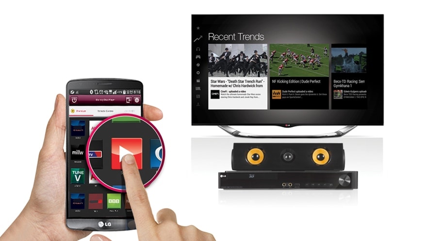 Direct Access to Online  Content with Remote App