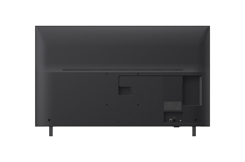 Rear view of LG UHD UA77 TV.