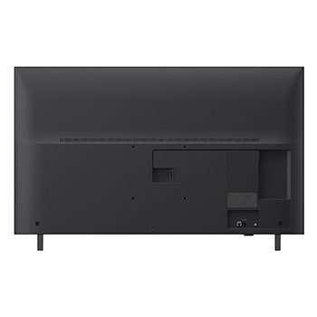 Rear view of LG UHD UA77 TV.