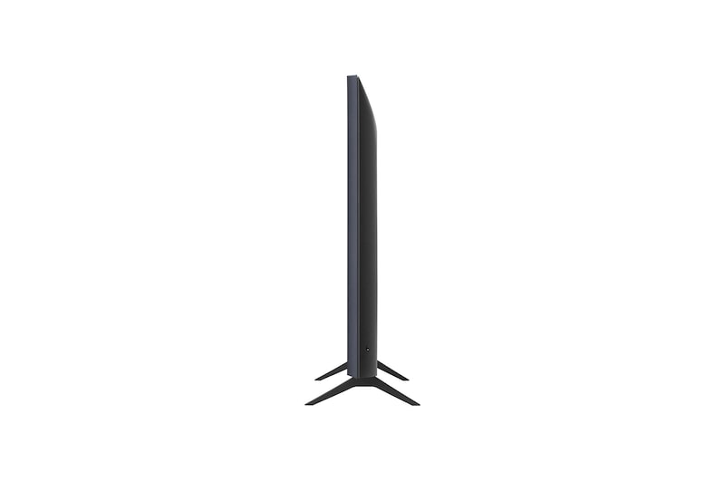 Side view of LG UHD TV, UT75