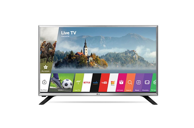 Front view of HD 720p Smart LED TV - 32&#34; Class (31.5&#34; Diag) 32LJ550B