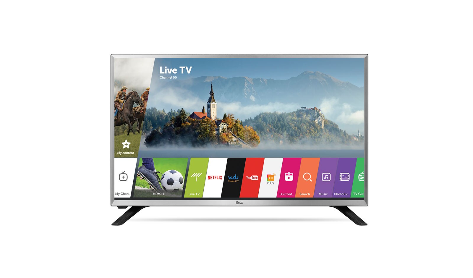 Front view of HD 720p Smart LED TV - 32&#34; Class (31.5&#34; Diag) 32LJ550B