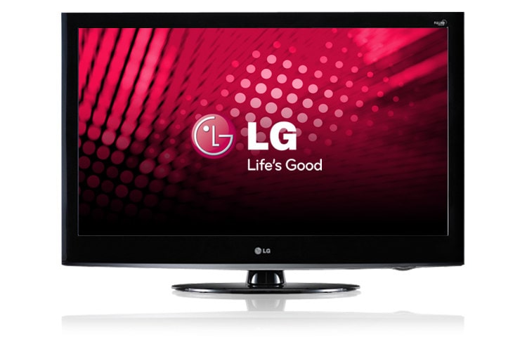 Front view of 37” Full High Definition 1080p LCD TV (37.0” diagonal) 37LH30