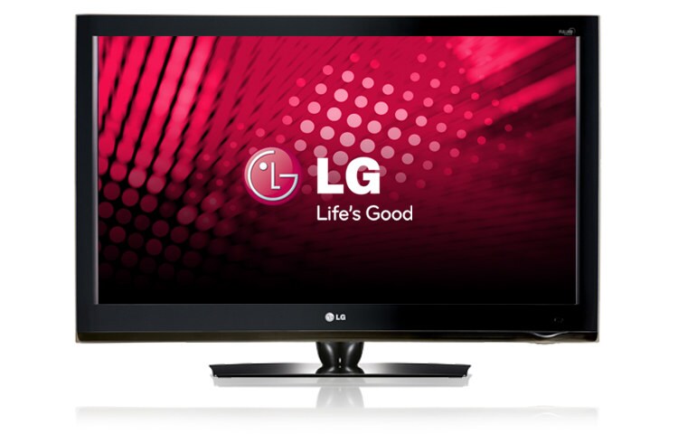 Front view of 37” Full High Definition 1080p LCD TV (37.0” diagonal) 37LH41
