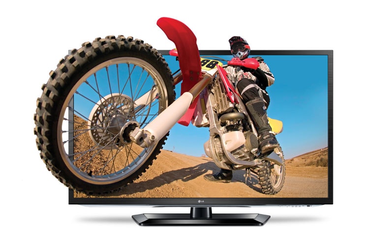 Front view of 42 inch TV | Cinema 3D LED TV | 2D to 3D Conversion | DLNA Certified | Smart Energy Savings 42LM5800