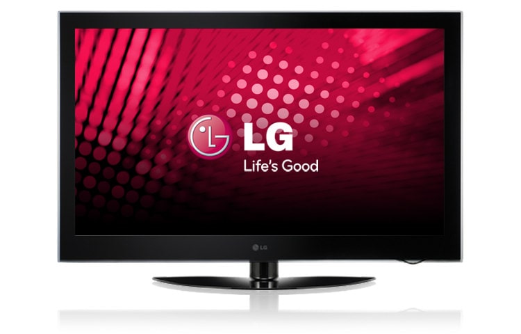 Front view of 42” High Definition Plasma TV (41.6” diagonally) 42PQ60