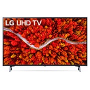 A front view of the LG UHD TV