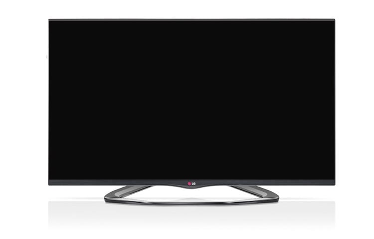 Front view of LG 47 inch 1080p, 120Hz LED plus with Smart TV and Cinema 3D 47LA6900