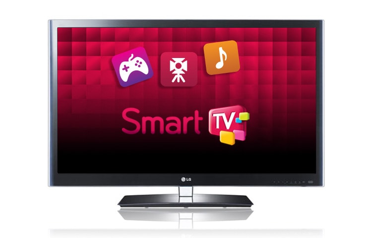 Front view of 47 Inch TV | Full HD 1080P | 120Hz | LED TV | Smart TV 47LV5400