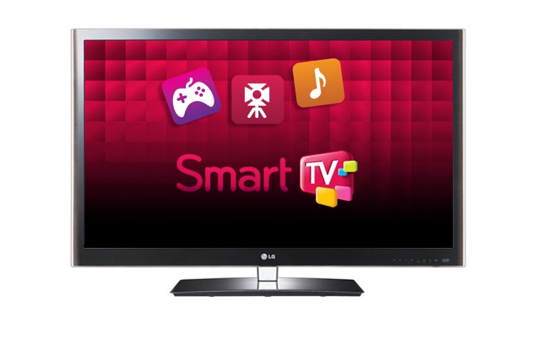 Front view of 47 Inch TV | 1080P | 120Hz | LED TV with Smart TV 47LV5500