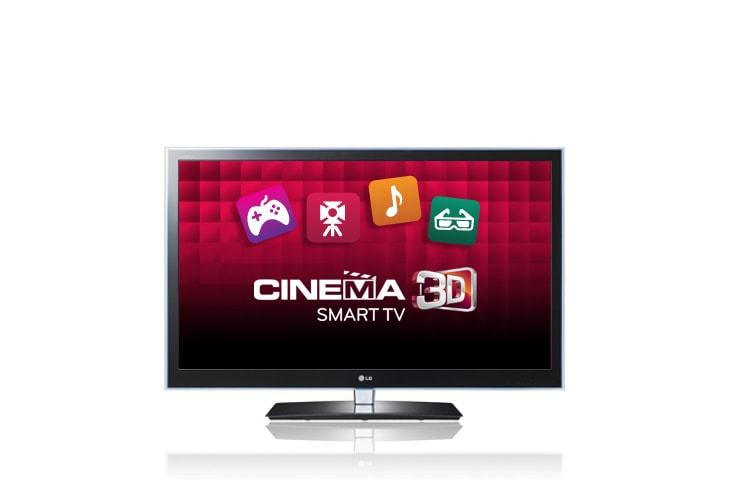 Front view of 47 Inch TV | Best 2011 CINEMA 3D TV | FullHD 1080P | 240Hz | LED TV | Smart TV 47LW6500