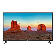 Front view of 50” UK6090 LG SMART UHD TV 50UK6090PUA